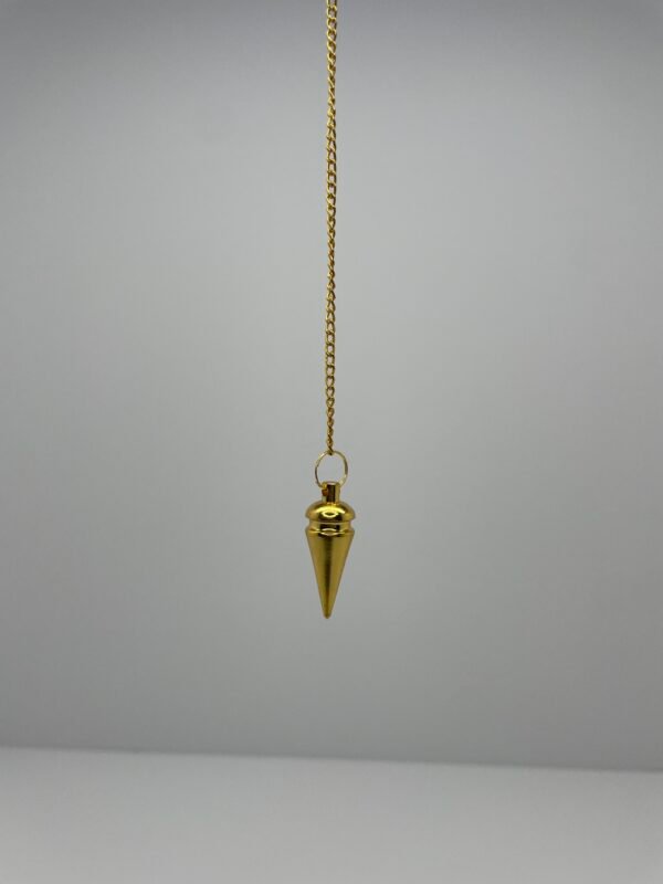 Pendulo metal dorado de 22 grs