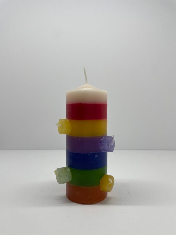 velas 7 mechas - 7 colores