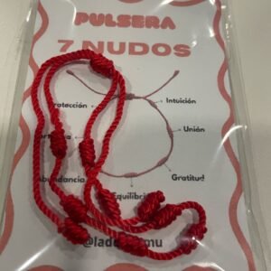 PULSERA DE LOS 7 NUDOS/PROTEGE Y ATRAE SUERTE