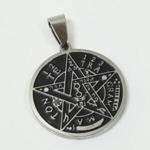 COLGANTE TETRAGRAMATON CON FONDO NEGRO